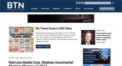 Desktop Screenshot of businesstravelnews.com
